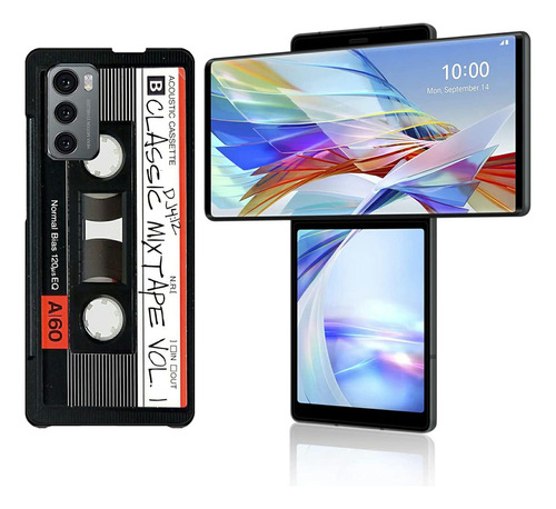 Funda Para Movil Rossy ,para LG Wing 5g Retro Audio Cassette