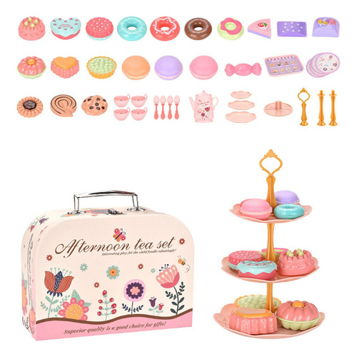 . Juego De Té Para Niñas Pequeñas Diy Princesa Niños