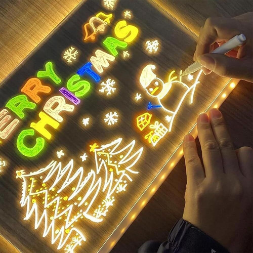 Tablero De Mensajes Led Acrílico Regrabable De Creative, Ilu