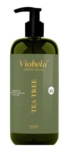 Jabón Liquido Facial Tea Tree 500ml Viobela