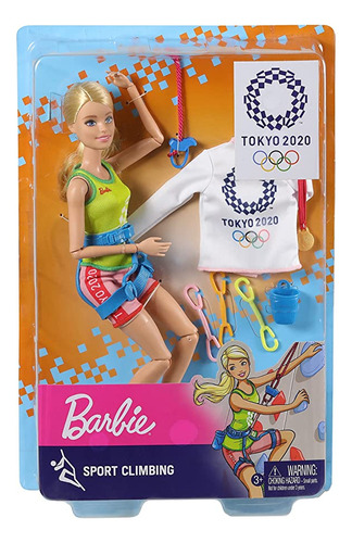 Barbie Olympic Games Tokio  - Muñeca De Escalada Deportiva.