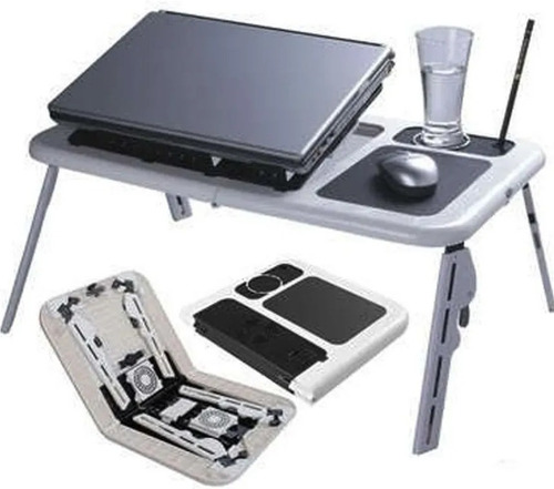 Mesa Plegable Notebook Laptop Pprtatil Con Ventilador