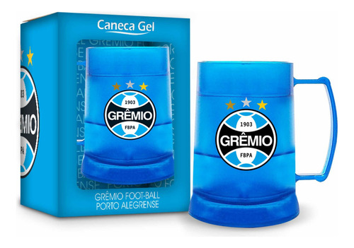 Caneca Gel 300ml - Grêmio Cor Azul