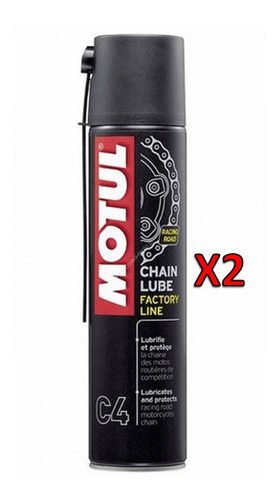 2óleo Lubrificante Graxa Corrente C4 Motul 400ml Moto Trilha