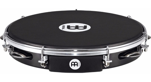 Pandero Con Parche De Napa Reemplazable Meinl Pa10abs-bk-nh)