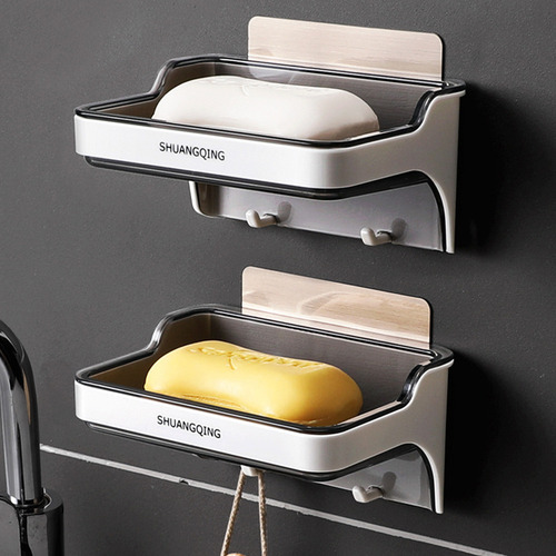 Xyx1 Jabonera Pared Con Colgador For Baño Y Cocina