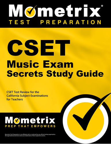 Libro: Cset Music Exam Secrets Study Guide: Cset Test Review