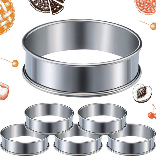 Anillos Para Tarta De Magdalenas Con Forma De Cristal, 18 Pi