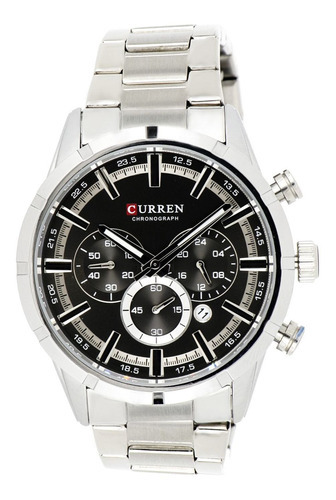 Reloj Para Hombre Curren Krec761901 Plateado