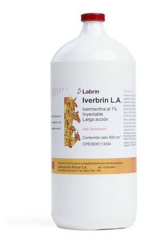 Iverbrin Ivermectina 1% X 500 Ml Labrin