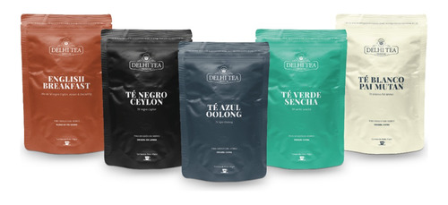 Imagen 3 de 3 de Te Hebras Delhi Tea Origen Te Verde Sencha X 40 G Doypack