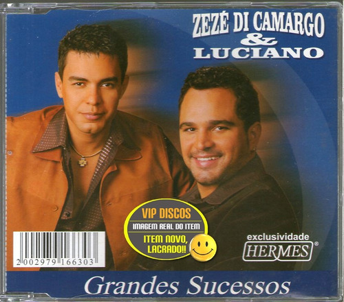 Cd Zezé Di Camargo E Luciano Promocional Hermes - Novo Raro