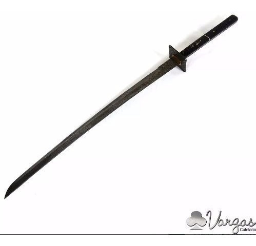 Espada Katana Tachi Ninja Samurai - Aço Damasco G61
