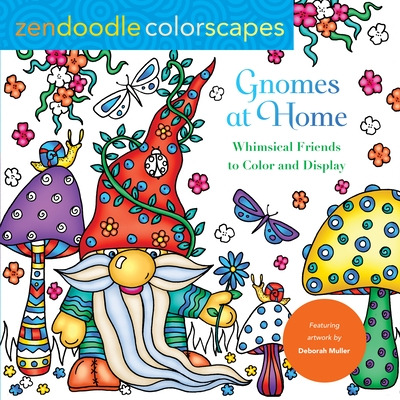 Libro Zendoodle Colorscapes: Gnomes At Home: Whimsical Fr...