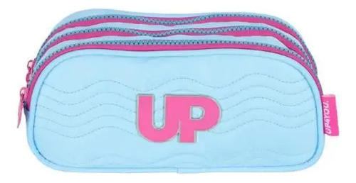 Estojo Triplo Up4you Et49175up-tq Azul Turquesa Cor Azul-claro
