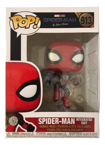Funko Pop 913 Spiderman Integrated Suit No Way Home Figura (Usado)