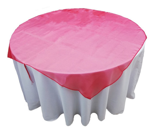 Cubre Mantel De Organza 15 Pzas