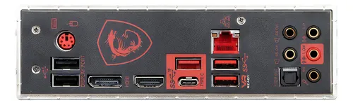 Placa madre Msi Mpg Z390 Gaming Pro Carbon Intel 1151 Ddr4 Sli, color negro