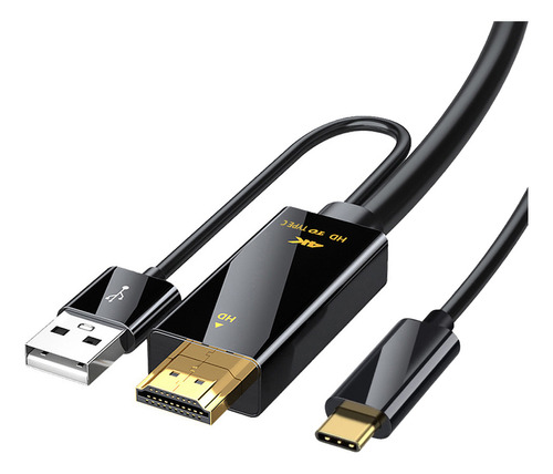 -compatible Con El Adaptador De Cable Convertidor Tipo C 4k