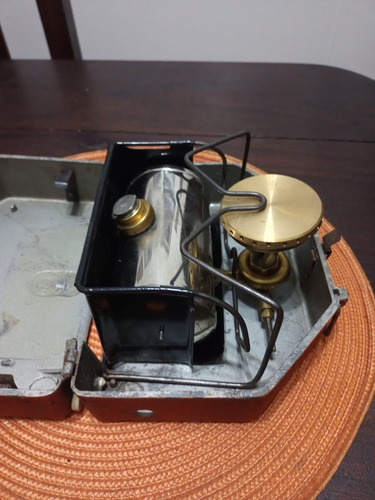 Antiguo Rudil De Viaje, Caja Original, Calentador Argentino (Usado)