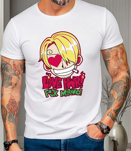 Playera Ole Pwr Sanji One Piece