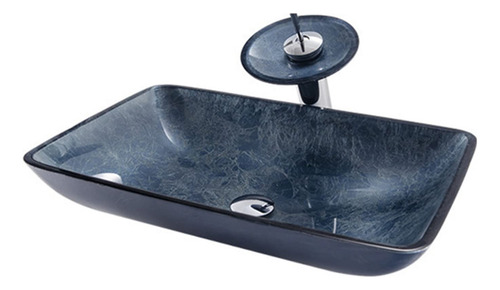 Hnbmc Lavabo De Vidrio Artístico Moderno Para Baño Con Gr.