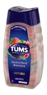 Tums Ultra 1000, Antiácido Tabletas Masticables, Surtido De
