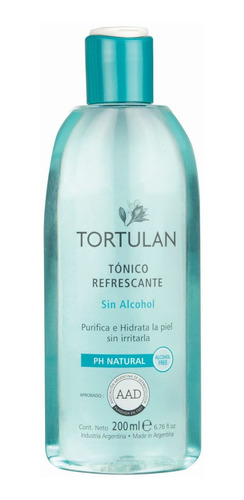 Tonico Refrescante Sin Alcohol Tortulan 200 Ml