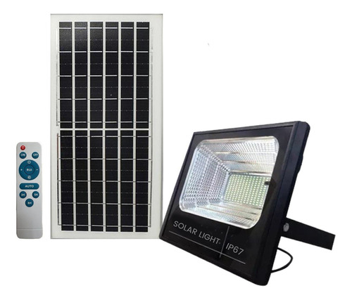 Reflector Foco Led 300w Para Exterior Con Sensor Panel Solar