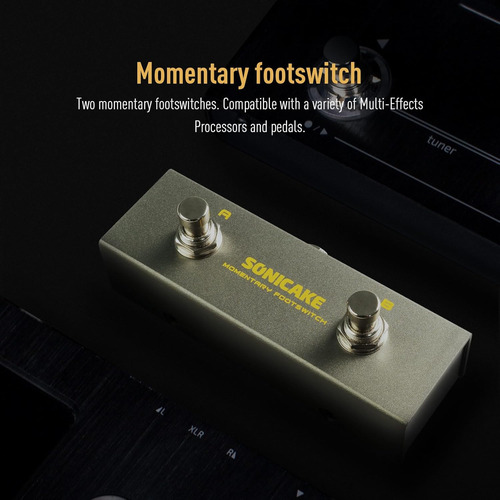 Pedal Sonicake Dual Footswitch Para Guitarra Pedal De Efe...