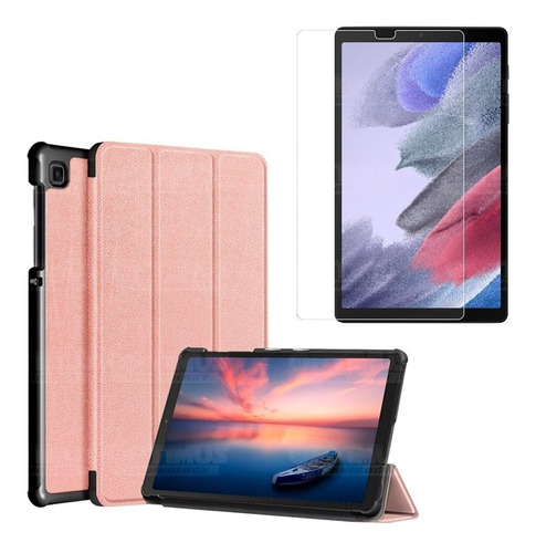 Combo Cristal Protectory Estuche Tapa Galaxy Tab A7 Lite 8.7