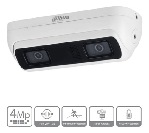 Cámara Stereo 3d Ip Con Ia De Análisis De Comportamiento 4mp