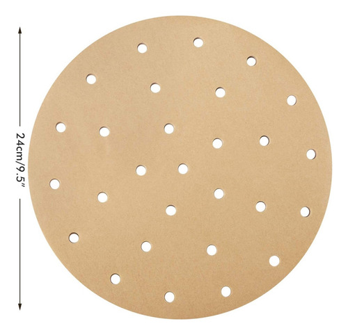 | Fryer Liners, Impermeable, Con Filtro De Papel, Redonda