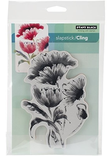 Penny Black 40330 Pop Pop Poppy Slapstick Cling Stamp