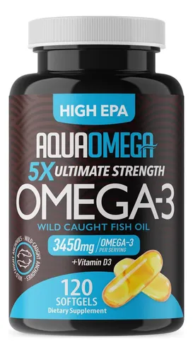 Aceite De Pescado Natural Epa Dha Omega 3 Alto En Vitamina D