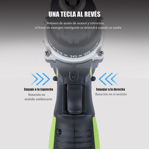 Imagen 3 de 7 de Taladro Atornillador De 3.8 In C/26 Accesorios Y Batería 12v