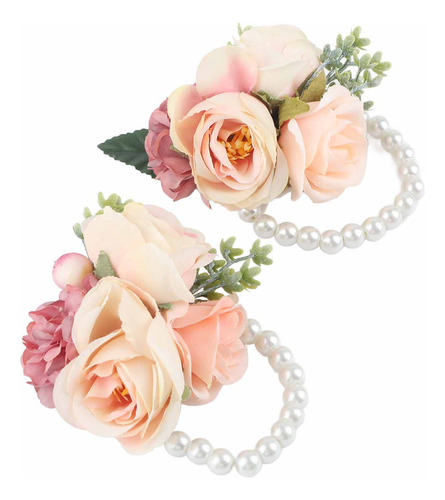 Imagen 7 de 10 de Flor De Mano 2pcs/bolsa Muñeca De Dama De Honor Artificial P