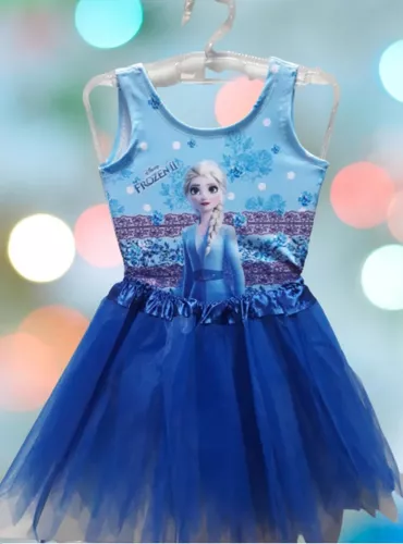 Vestido Fantasia Infantil Elsa Frozen 2 - Emfantasy