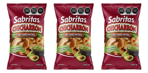 Chicharrón De Cerdo Sabritas 70 G 3 Pzas