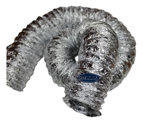 Ducto Flexible Aislado 4 Pulg / Simulsa