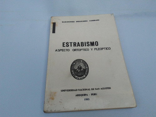 Mercurio Peruano: Libro Medicina Ojo Estrabismo L166 Mn0dd