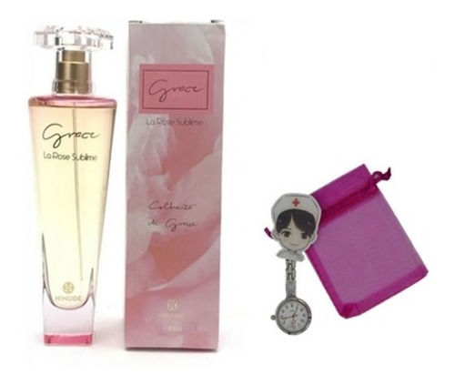 Perfume Mujer Grace La Rosa Sublime 100 Ml Hnd + Reloj Tens