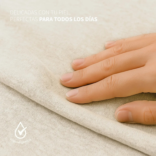 Juego De Sábanas Tela Camiseta Matrimonial 3 Piezas Suave