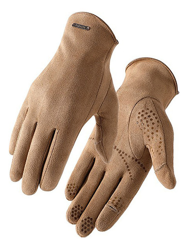 Guantes De Invierno Para Hombre, Color Liso, Nuevos, De Gamu