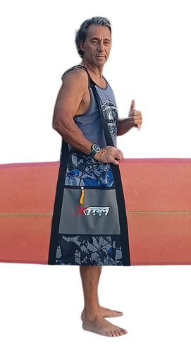 Transportador Bag Tablas De Surf Sup Longboard C Bolsillo