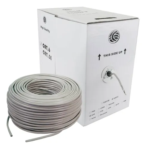 Bobina Rollo Cable Red Utp 305 Mts. Cat6 Premium 100% Cobre