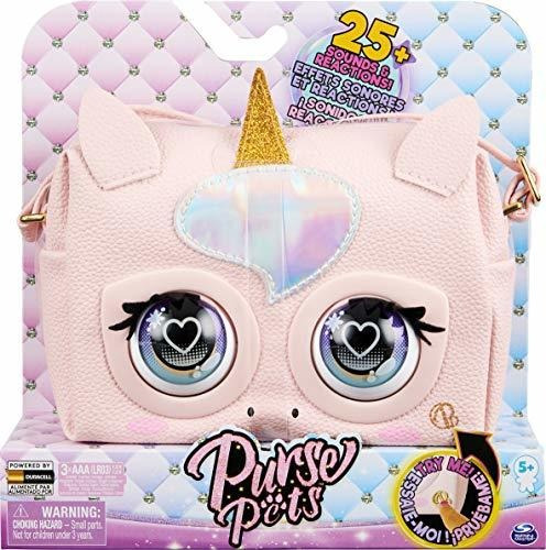 Purse Pets, Glamicorn Unicorn Interactive Con Más De 25 Son