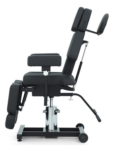 Silla Profesional Para Tatuador Multiposiciones Letmex Tc001 Negro