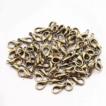 Comprar Fecho Lagosta Para Bijuterias - Ouro Velho - 100 Peças