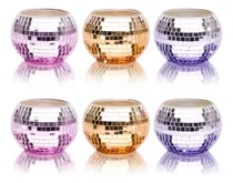 Comprar Juego De 6 Portavelas Tealight, Portavelas Votivas De Vidrio